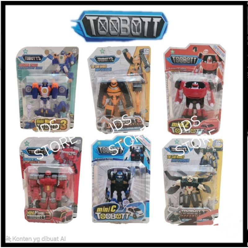 MAINAN TOBOTT/MAINAN ROBOT TRANSFORMATION/TOBOT X