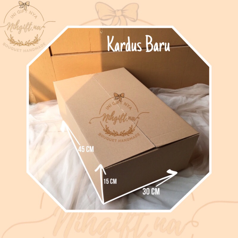 

KARDUS BARU PACKING BESAR 45cm x 30cm x 15cm