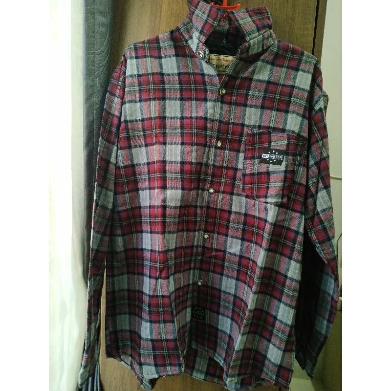 Kemeja Kotak Kotak Pria Wanita Unisex Watchout Prelovet