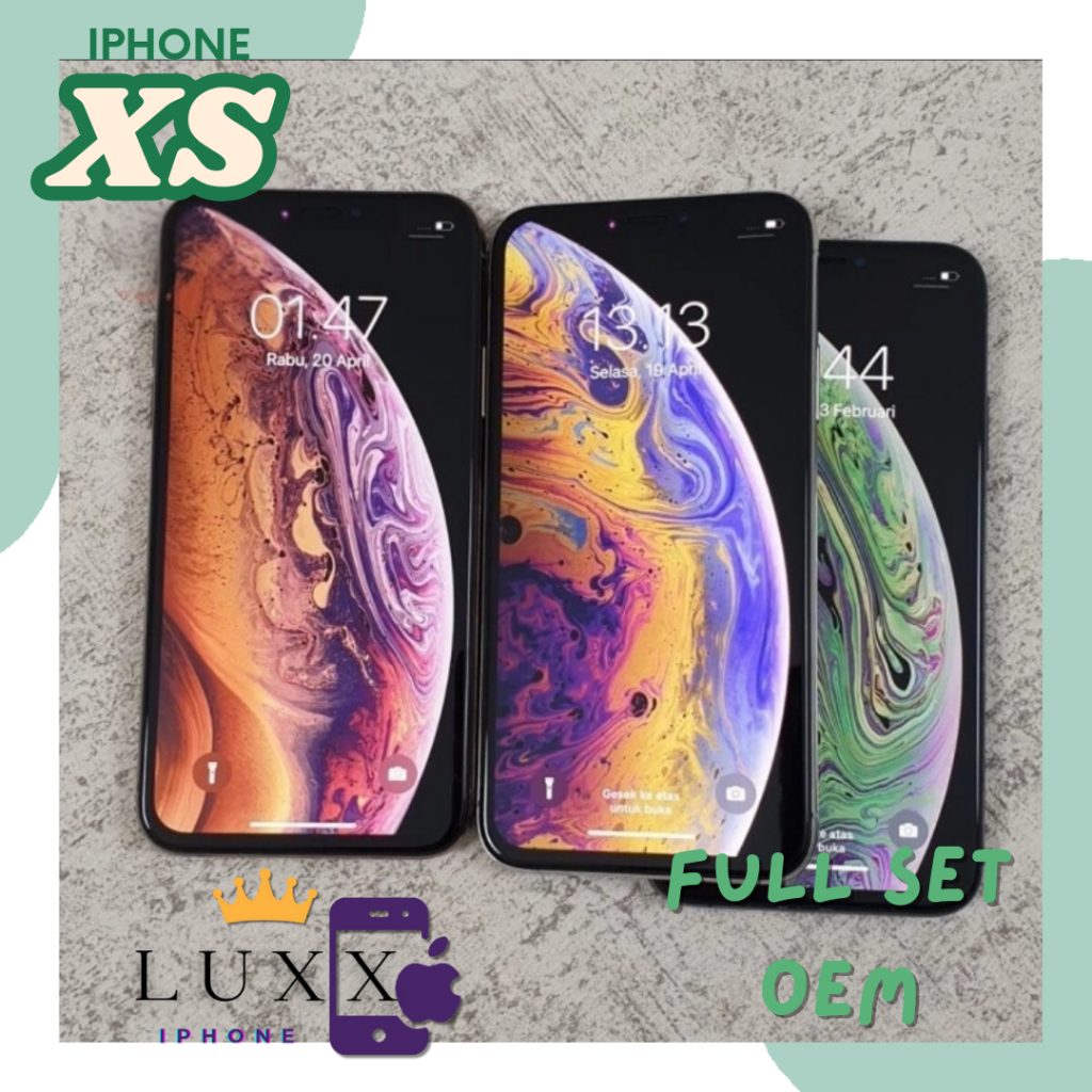 Iphone XS GARANSI SINYAL AKTIF PERMANEN Kemenperin Imei Terdaftar Kominfo 64 gb 256 gb 512 gb Full O