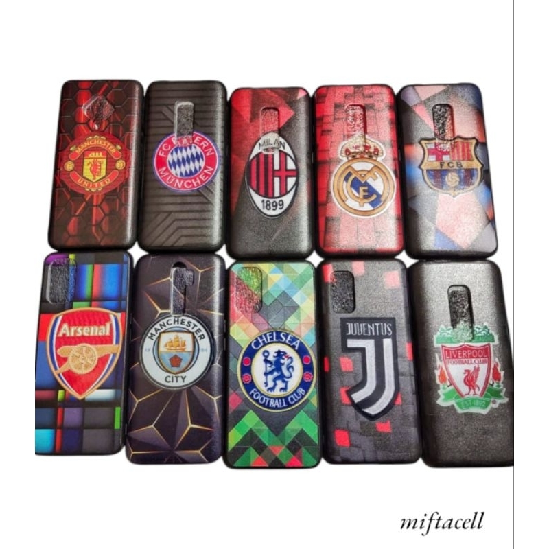 COSTUM CASE CLUB BOLA REALME 6 6PRO 7 7PRO 7i XT RENO 2 3 4 4F