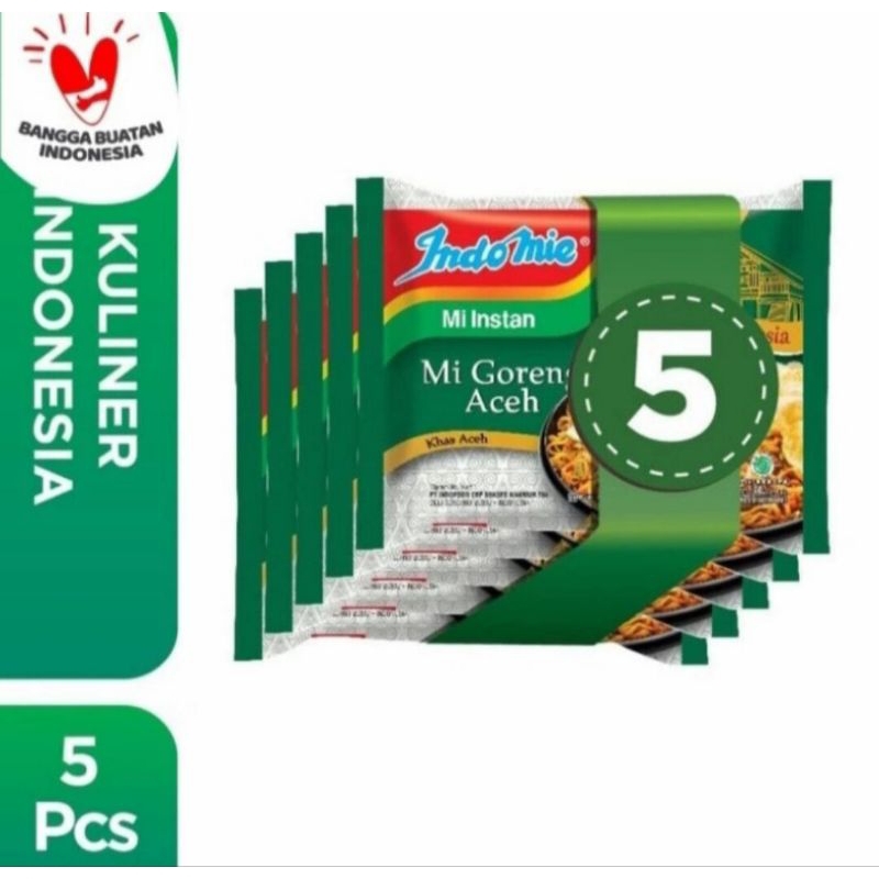 

Indomie Aceh 5 bungkus