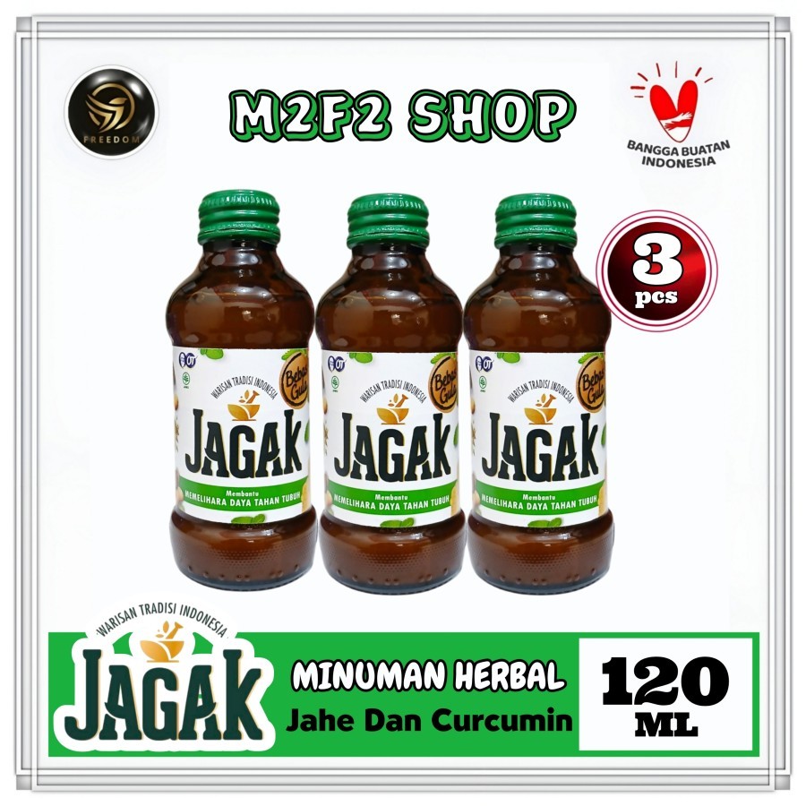 

Jagak Minuman Tradisional Kesehatan Herbal Alami - 120 ml (Kemasan 3 Pcs)