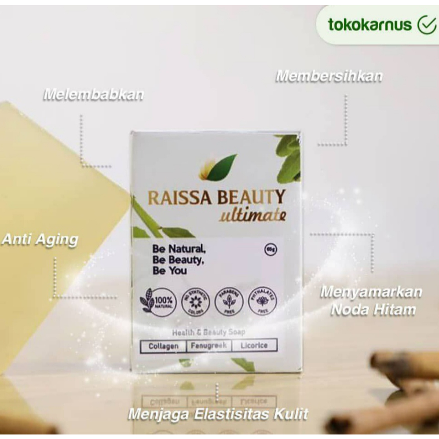 RAISSA BEAUTY ULTIMATE Sabun Kolagen Anti aging