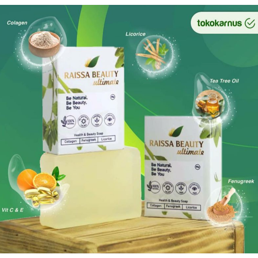 Raissa Beauty Ultimate Sabun Membersihkan Wajah