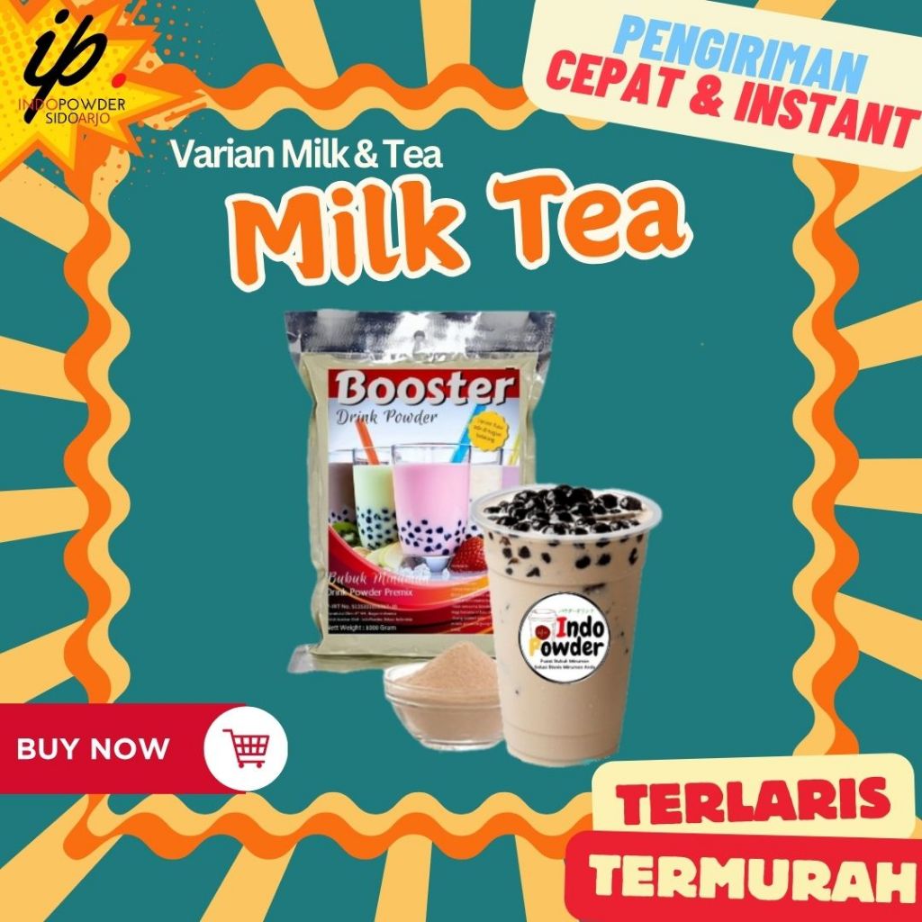 

Milk Tea Powder 1 Kg / Bubuk Milk Tea 1 Kg / Bubuk Minuman Milk Tea 1 Kg / INDOPOWDER BOOSTER