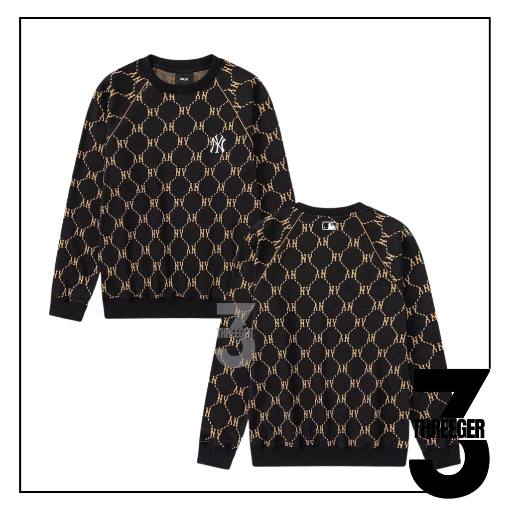 MLB Jacquard Dia Monogram Sweatshirt Black Original