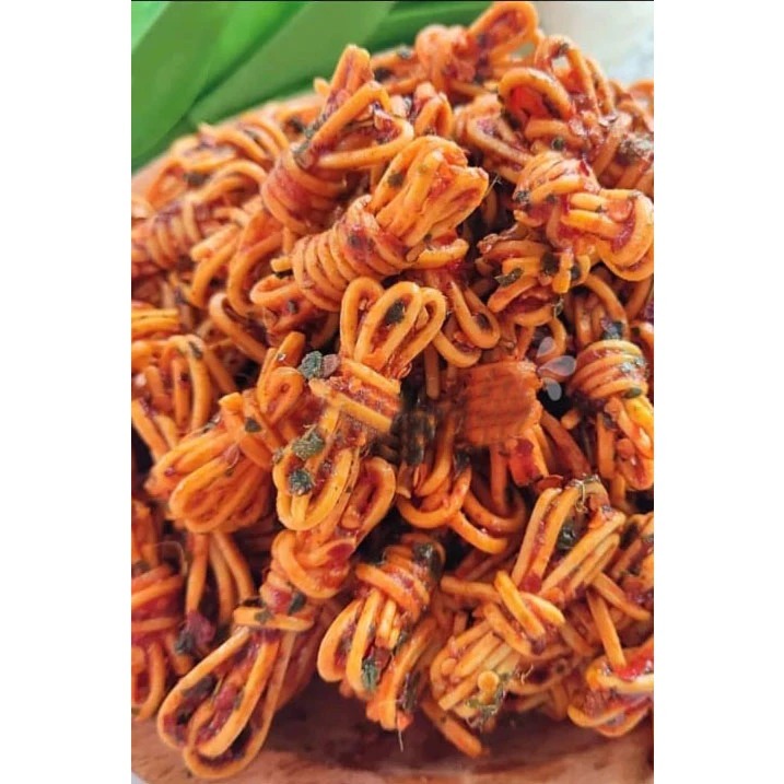 

500GRAM MIE GULUNG KRIUK CETAR DAUN JERUK PEDAS 500GR