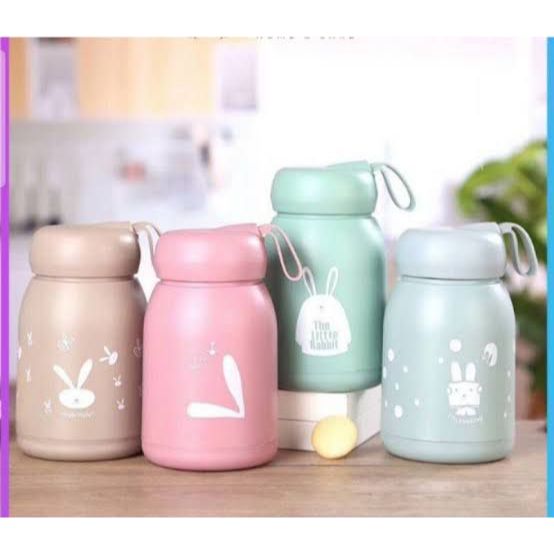 TEMPAT MINUMAN/BOTOL MINUMAN KACA KELINCI