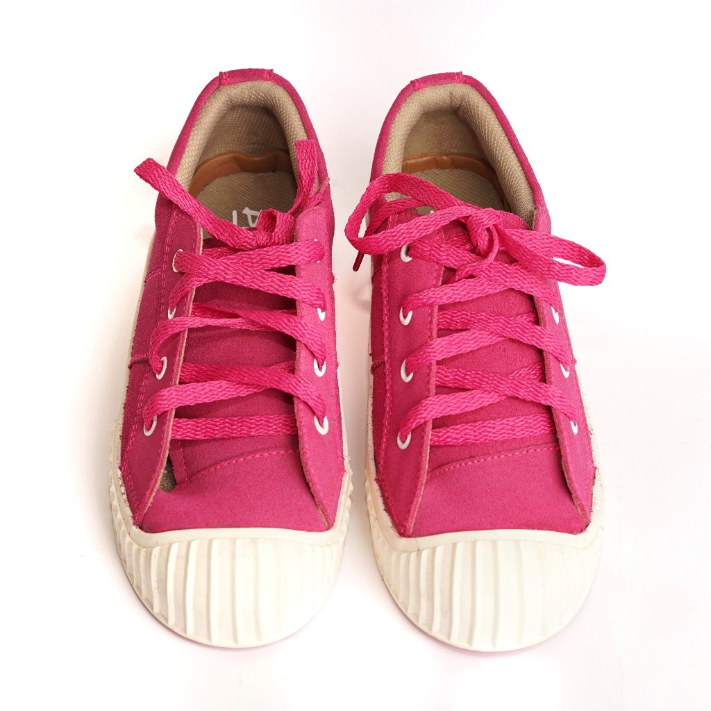 DR. MOCC Redbone Pink - Sneakers Wanita 100% Kulit Asli