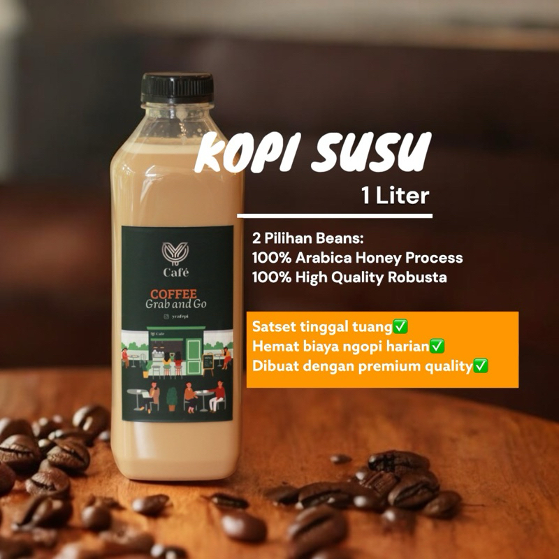 

Kopi Susu Gula Aren 1 Liter Y Cafe Pondok Indah