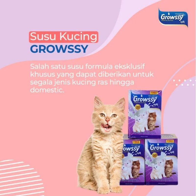 

growsy milk (kotak isi 10) free 1 sachet