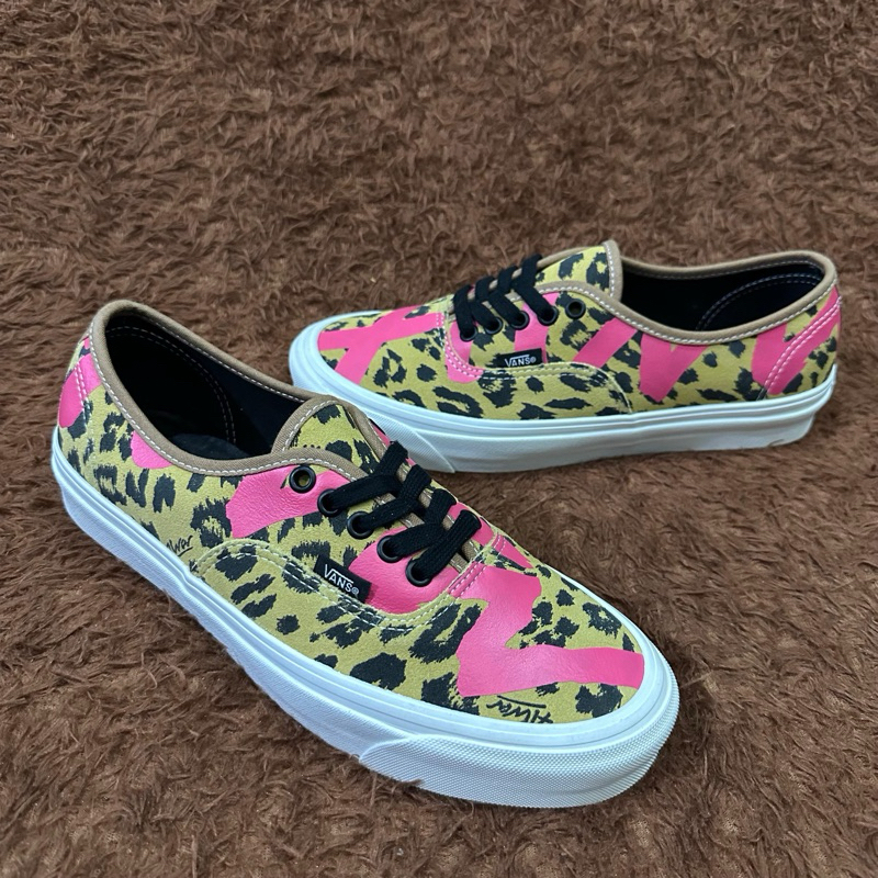 Vans Authentic 44 DX Anaheim X Alvaskates Leopard Brown Pink