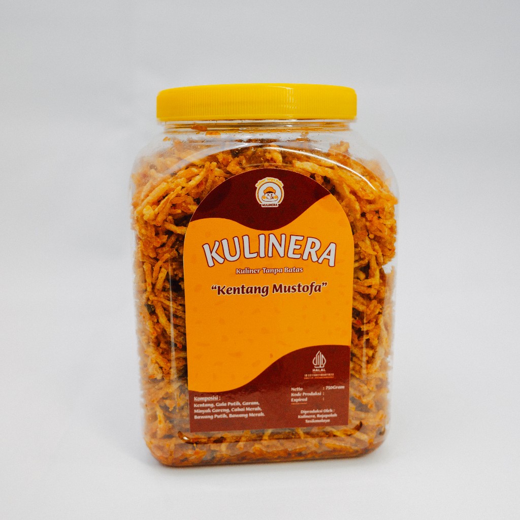 

KENTANG MUSTOFA 750 gram KULINERA kering kentang mustofa krispi tanpa MSG kualitas premium