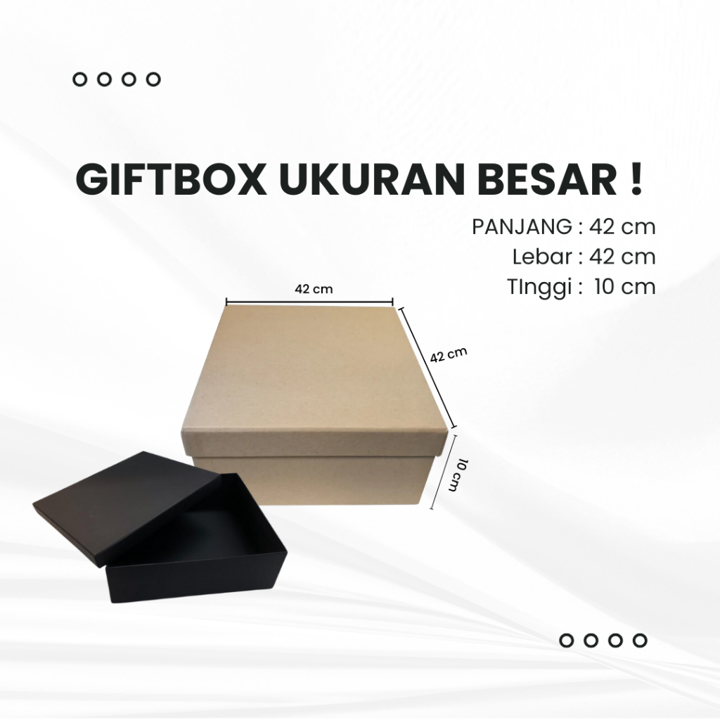 

GIFT BOX - HARD BOX Hamper Ukuran 42 x 42 x 10 CM