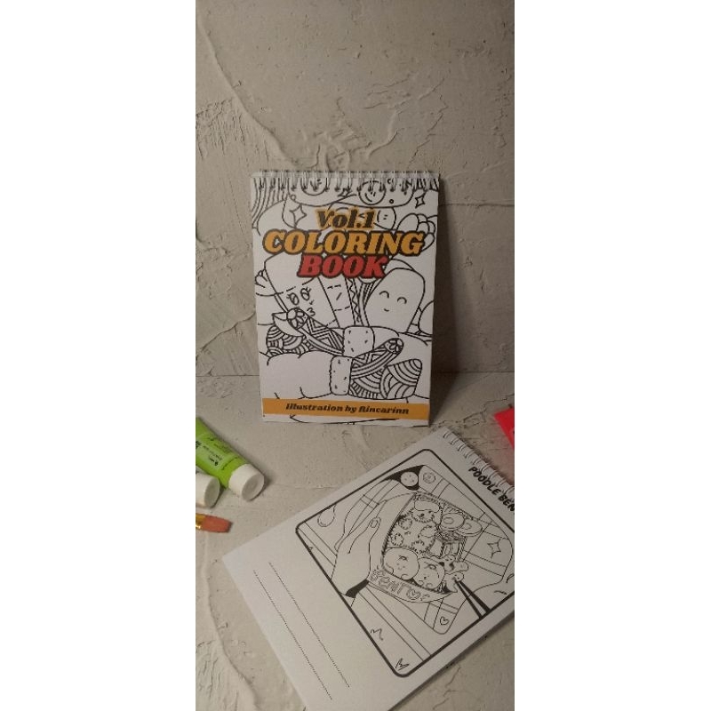 

CUTE FOOD COLORING BOOK Rincarinn