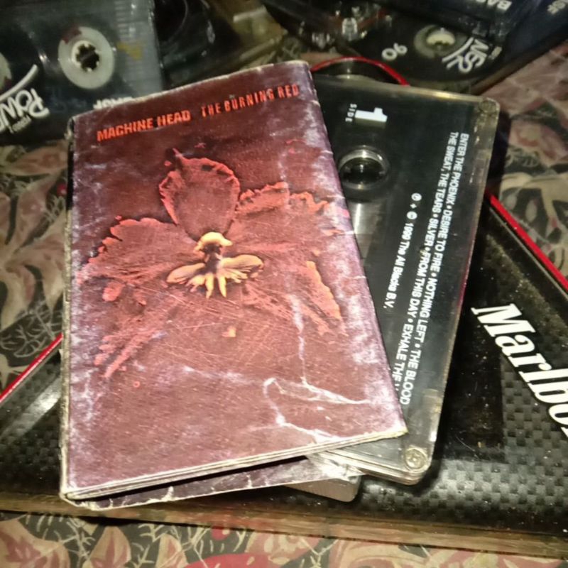 KASET  PITA  MACHINE  HEAD  THE   BURNING RED ALBUM