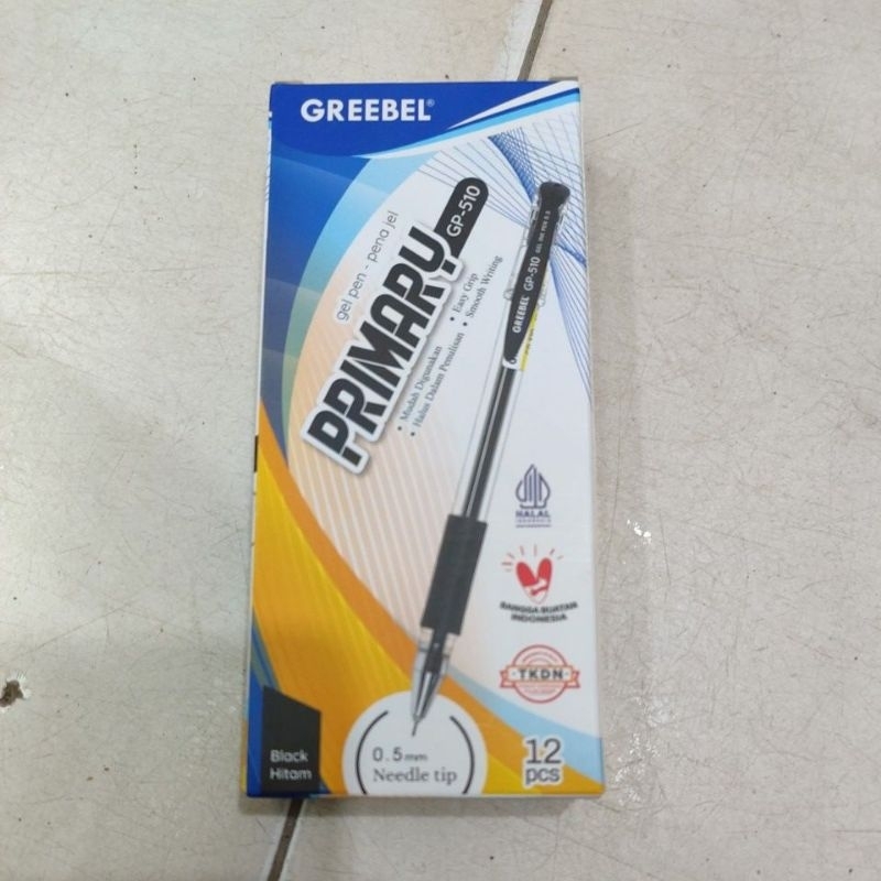

12pcs pensil primary greebel gp-510 0.5mm