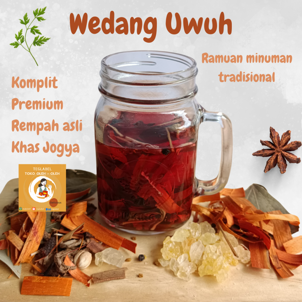 

Wedang Uwuh Ramuan Traditional 40 gram Komplit Siap Seduh