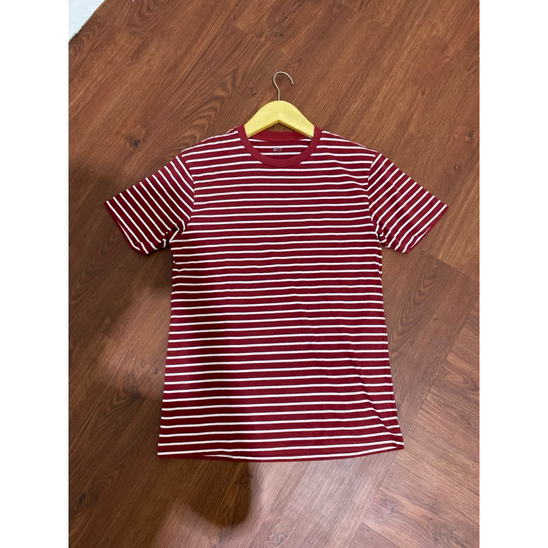kaos basic uniqlo second original