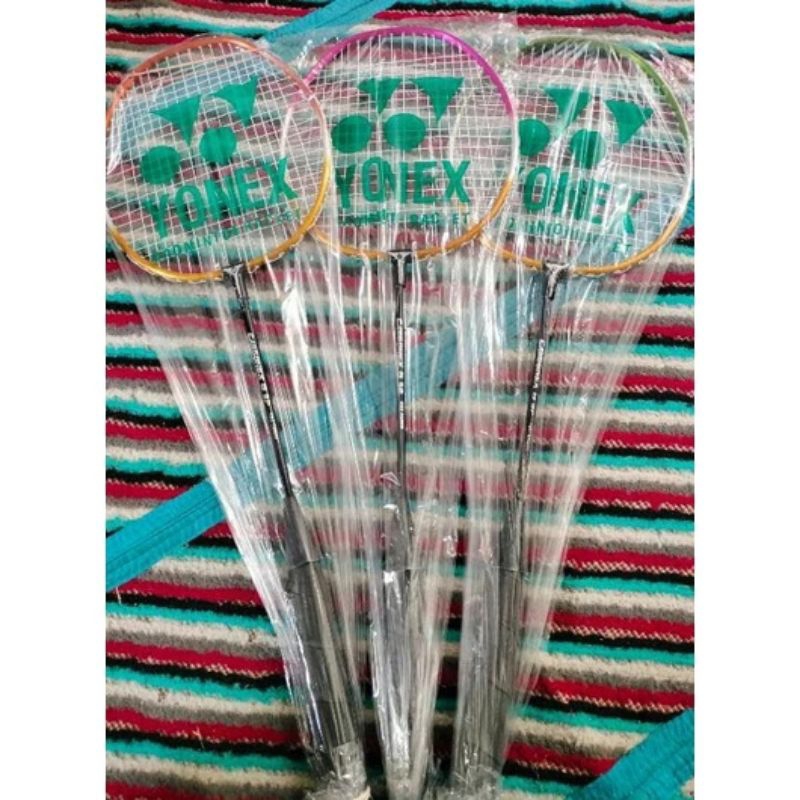 REMIU_SHOP Raket Batminton Murah Batangan Stiker & Sablon Raket Konica Badminton Raket Ringan