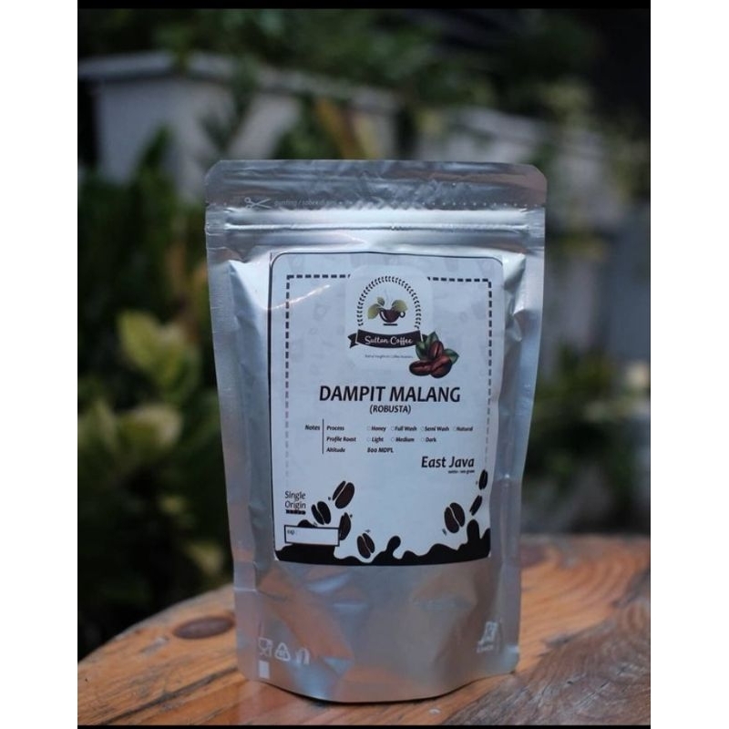 

sultan coffee kopi bubuk Robusta murni asli dampit malang dengan kwalitas super kemasan 100gr