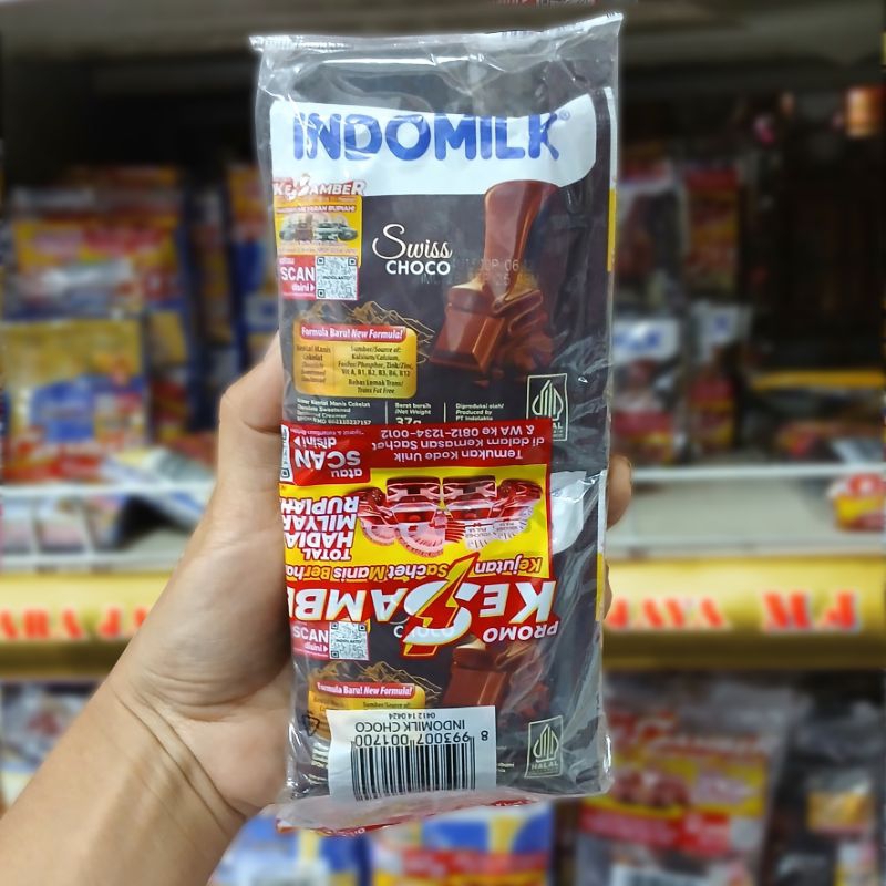 

INDOMILK Krimer Kental Manis Creamy Original & Swiss Choco 6 X 37gr