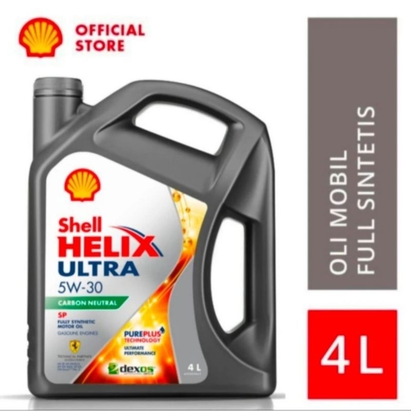 Oli Shell Oli Mobil Helix Ultra 5w-30 kemasan 4 liter