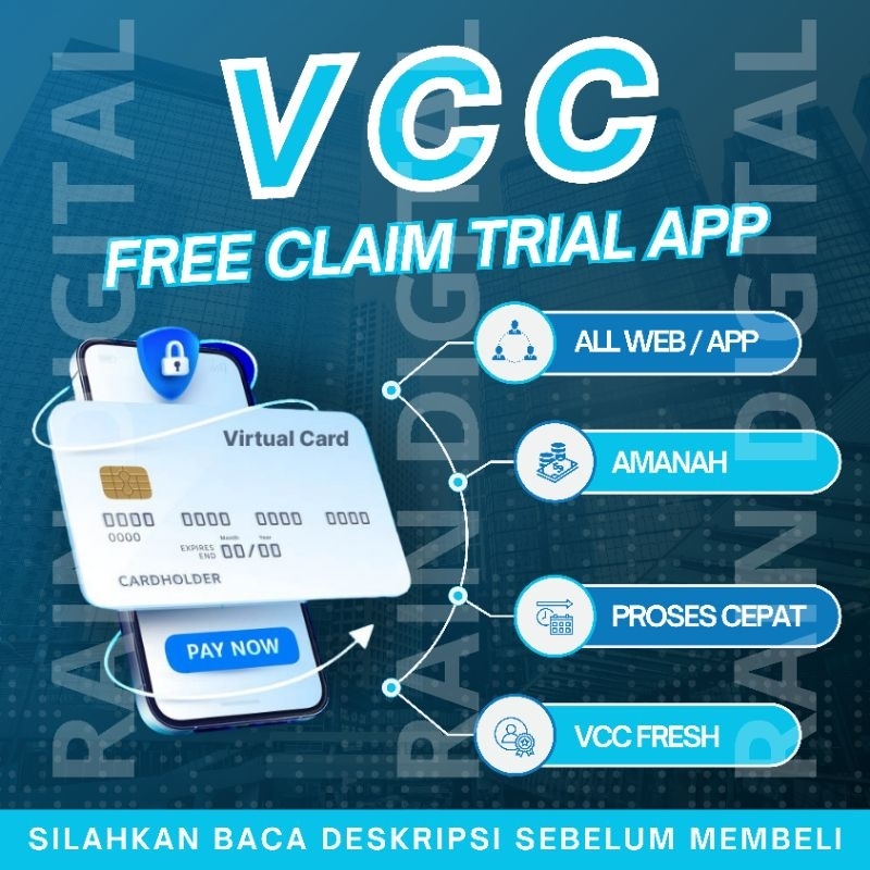 VCC FRESH UNTUK CLAIM TRIAL ALL WEBSITE DAN APPS - VCC CLAIM TRIAL CANV4 - VCC CLAIM TRIAL YOUTUBE -