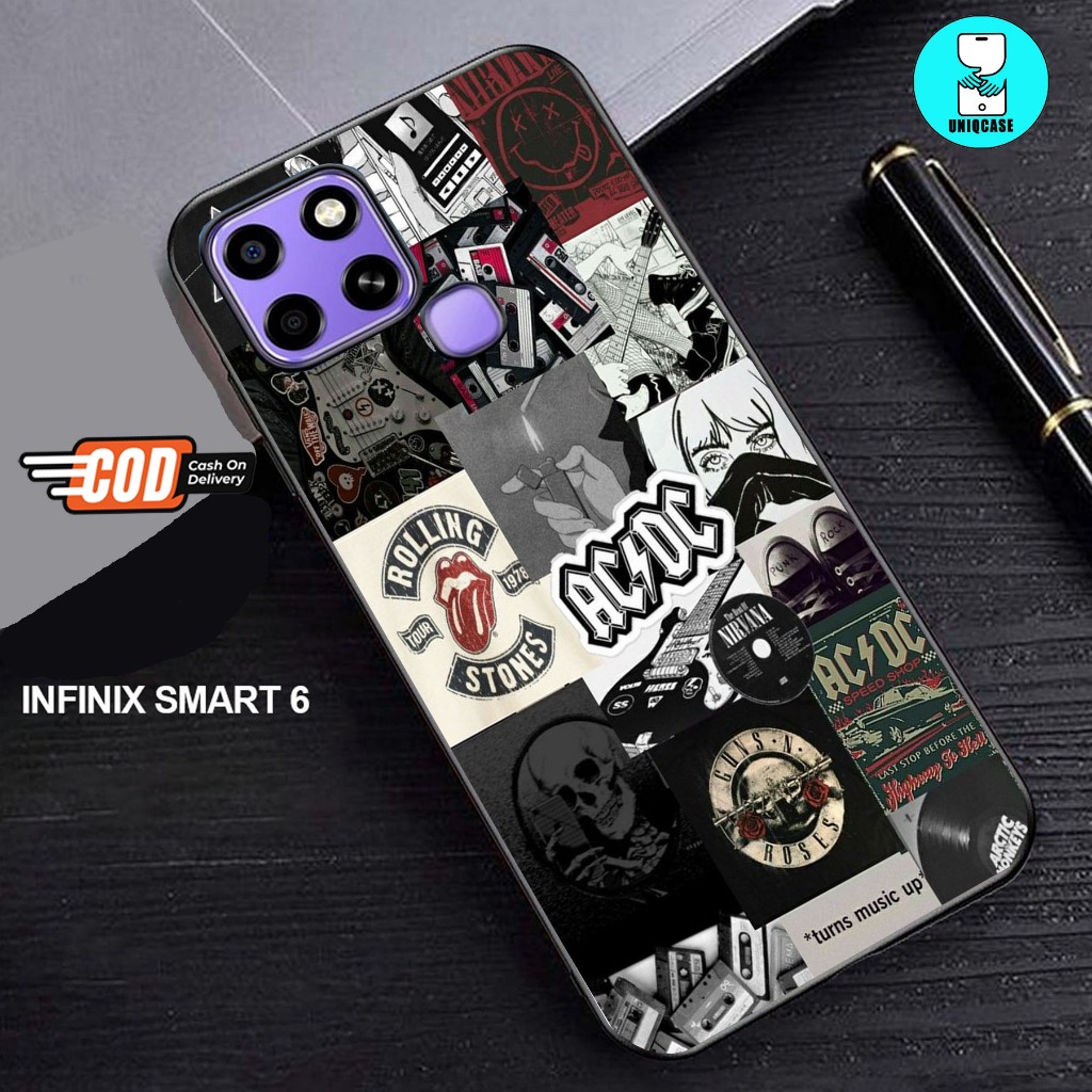 CASE GLOSSY INFINIX SMART 6 dan ALL TYPE SMARTPHONE & ANDROID Bisa request tipe Cassing Hp - Case Te