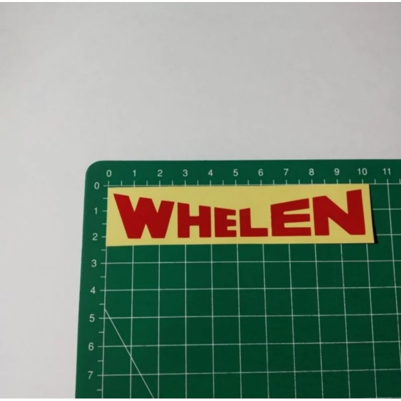 sticker cutting whelen