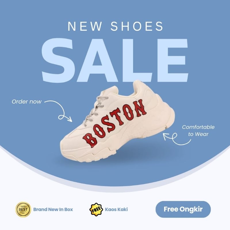 Sepatu MLB BigBall Chunky Boston Red Sox