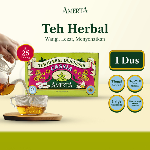 

Minuman Teh Herbal Amerta Teh Herbal - 1 Box 25 sachet Teh