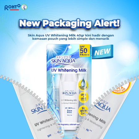 [ORIGINAL] SKIN AQUA UV WHITENING MILK SPF 50 PA++++ LIGHTENING & MOISTURIZING DAILY USE SKIN CARE 4
