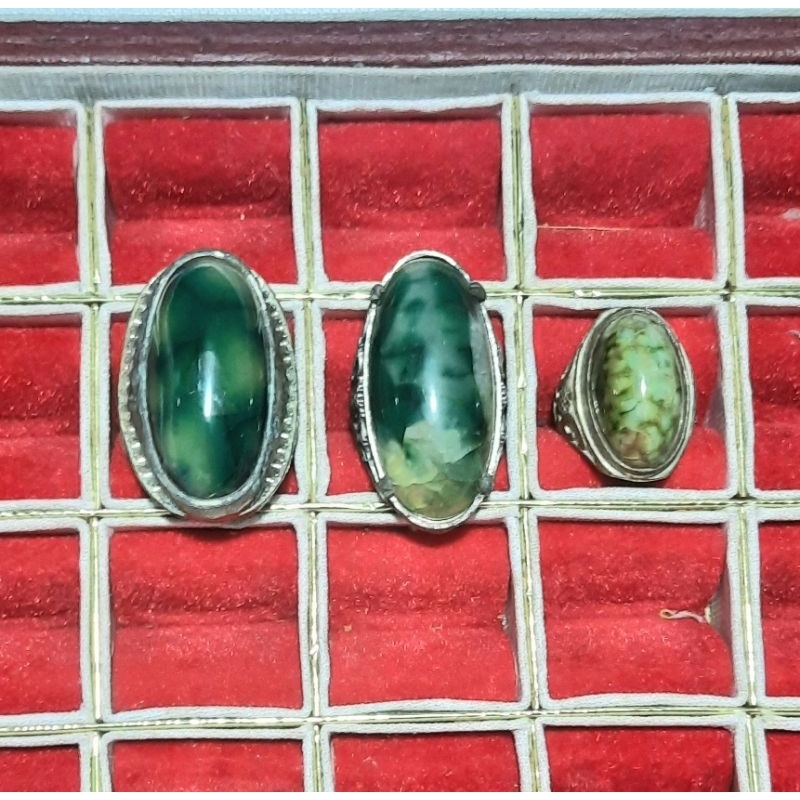 Batu cincin Antik kuno langka - batu Asli alam