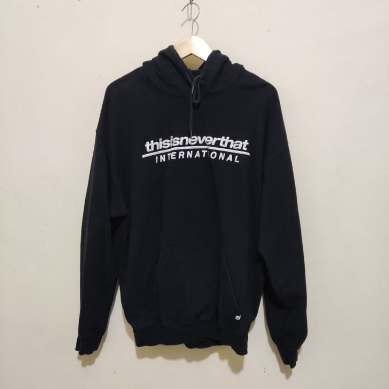 thisisneverthat hoodie pullover black