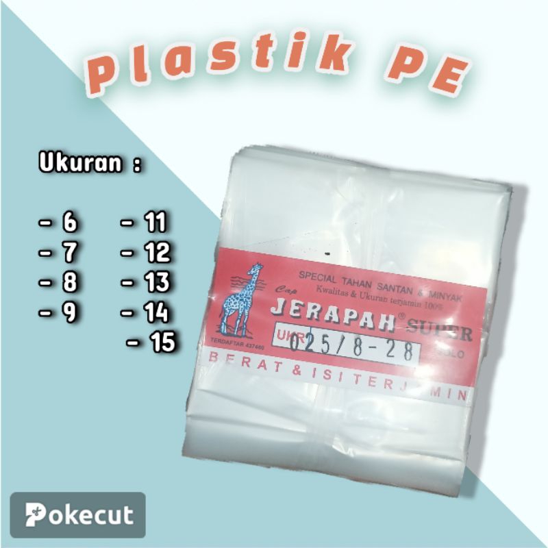 Plastik PE merk Jerapah