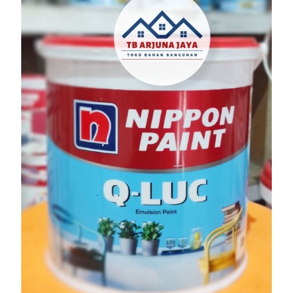 Harga Bagus Cat Tembok Nippon Paint QLUC 45 KG  QLUC Kemasan Galon 5KG  Q LUC Cat Murah Kualitas Bag