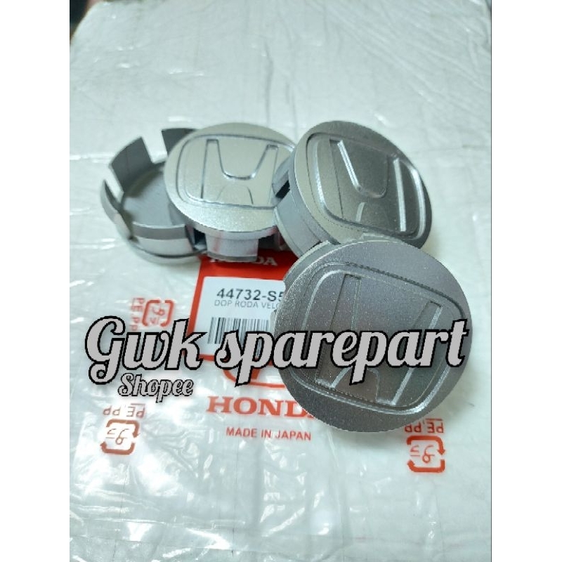 Dop roda velg tutup as roda 4pcs 5,8cm Honda Brio Satya Ori