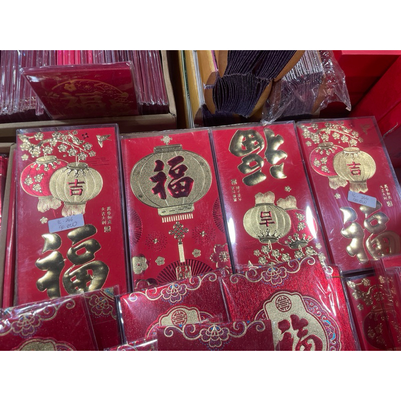 

amplop warna merah lucu gliter IC-266