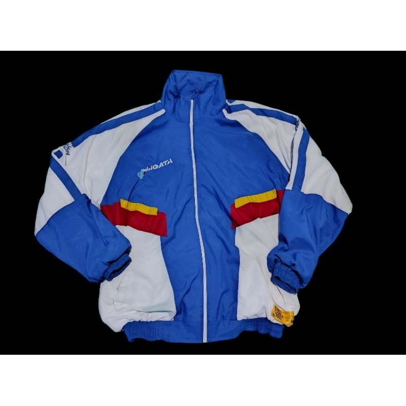 windbreaker vintage colorblock nigata club of 1986