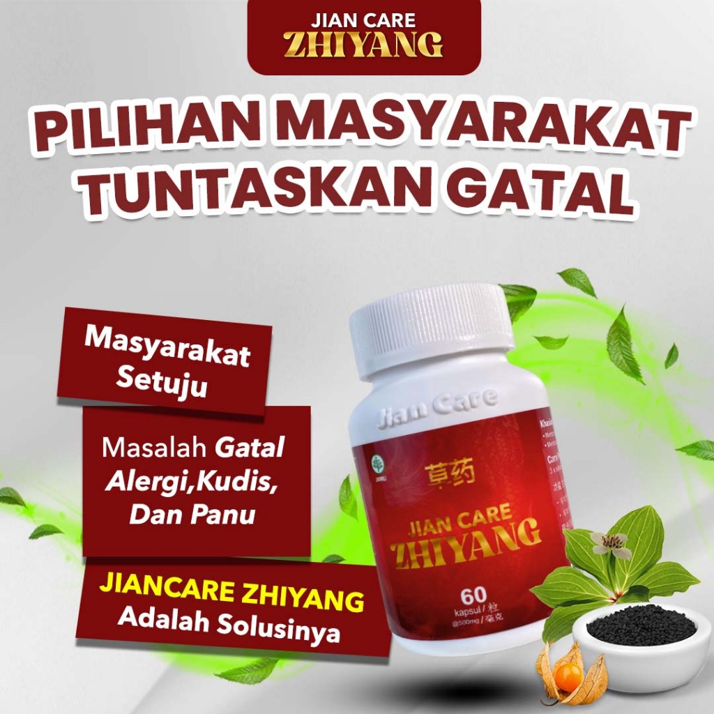 JIANCARE ZHIYANG | OBAT HERBAL ALAMI 100% ORIGINAL