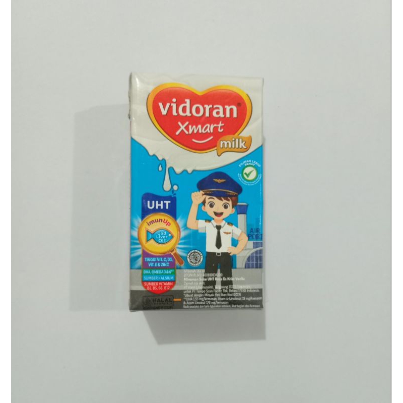 

susu kotak kecil vidoran xmart 110ml rasa vanilla