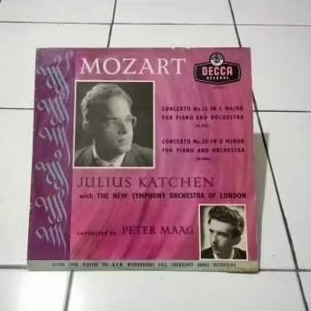vinyl piringan hitam12 mozart julius katchen& peter maag (A)