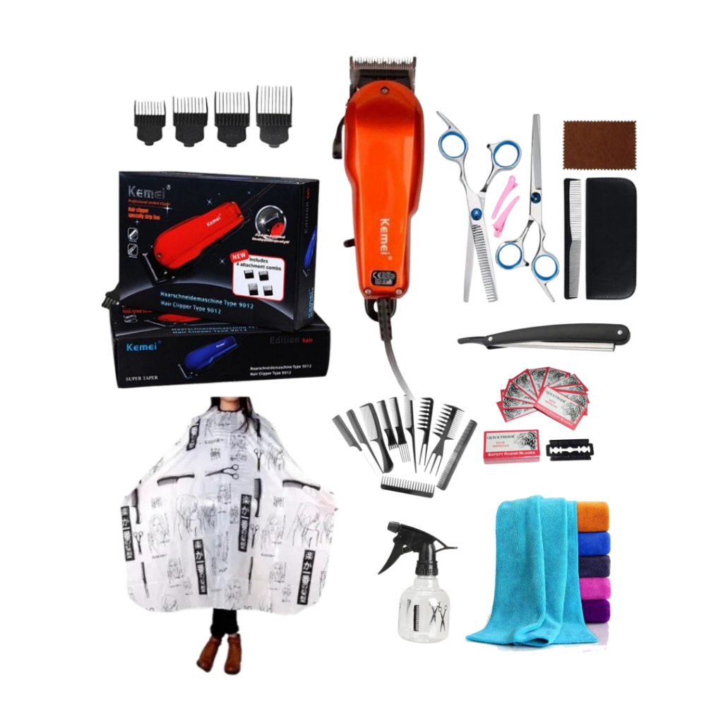 Alat cukur rambut / mesin potong rambut paket lengkap / barbershop