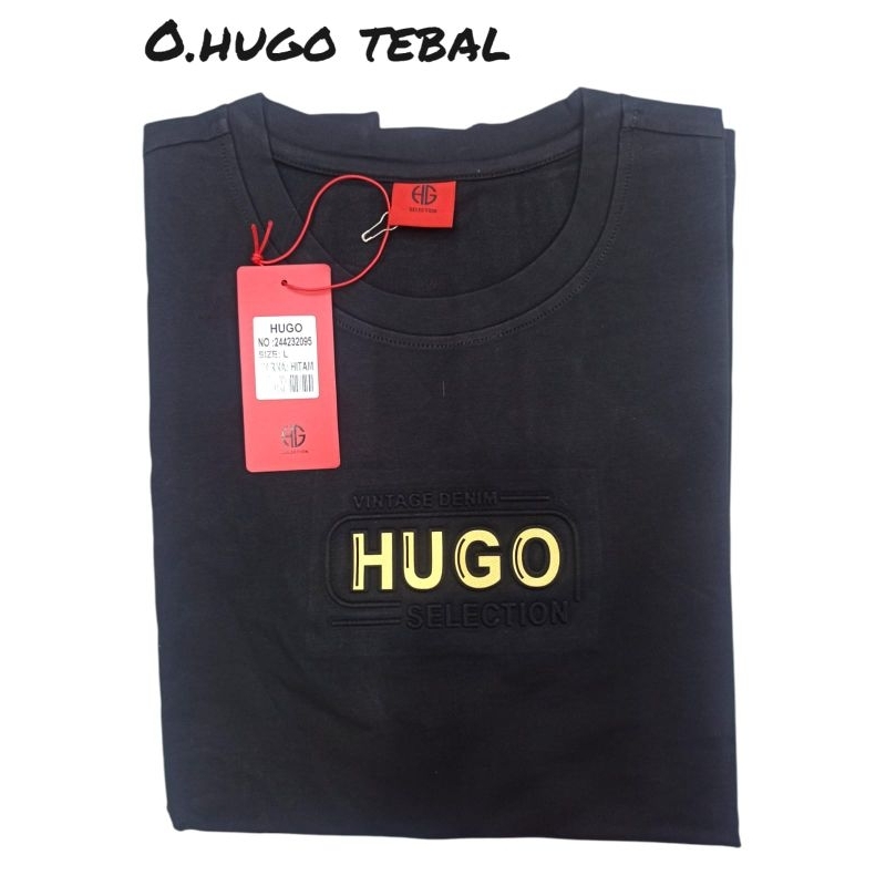 Kaos HUGO SELECTION Spandex Original 100%/kaos oblong HG selection dewasa / baju distro cowok/ t-shi
