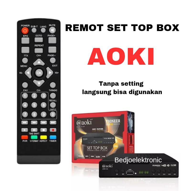 REMOTE STB AOKI PIONEER