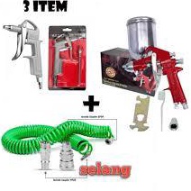 Pasti Terjamin  PAKET Spray Gun  Alat Semprot Cat spet Spray Gun F75G Semprotan Cat Kompresor Angin 