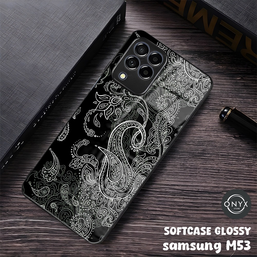 [AA22] SOFTCASE SAMSUNG M53 | Kesing Samsung M53 BATIK | Case Kilau Glossy | Casing Samsung M53 Kere