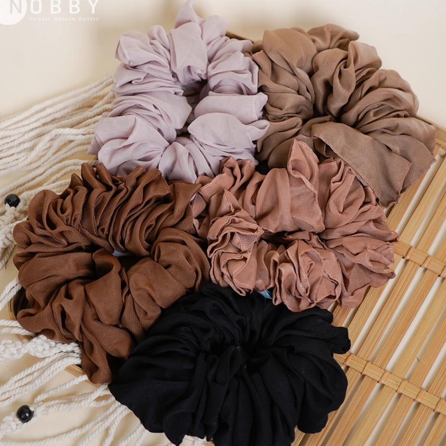 Terbatas Nobby Vazza Kuncir Cepolan Hijab Aksesoris Hijab